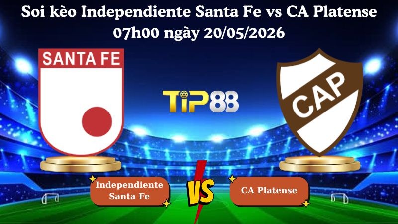 TIP88 Nhận định soi kèo Independiente Santa Fe vs CA Platense 07h00 ngày 20/05/2026 - Copa Libertadores